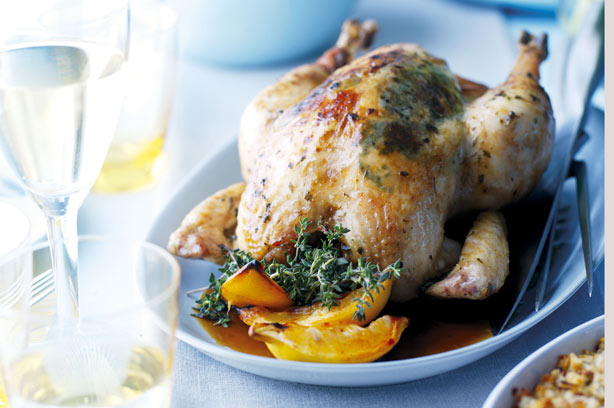 Roast Chicken and Herb Butter
