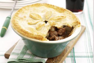 Beef and Guinness pie Beef and Guinness pie