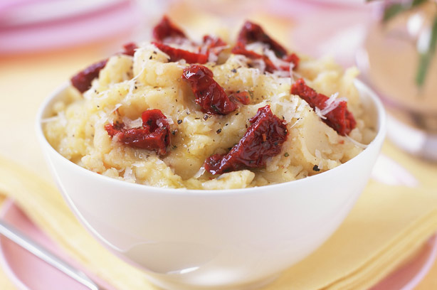 Parmesan and Tomato Mash