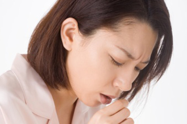 Adult Bronchitis woman cough cold choke