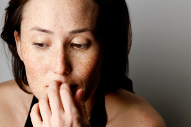 Anxiety depression woman sad thinking