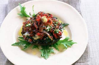 Gorgonzola Stuffed Mushrooms