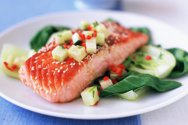 Ginger and Sesame Salmon Ginger and Sesame Salmon