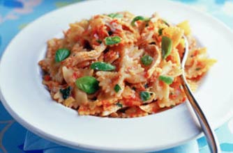 Roast Chicken and Pepper Pasta