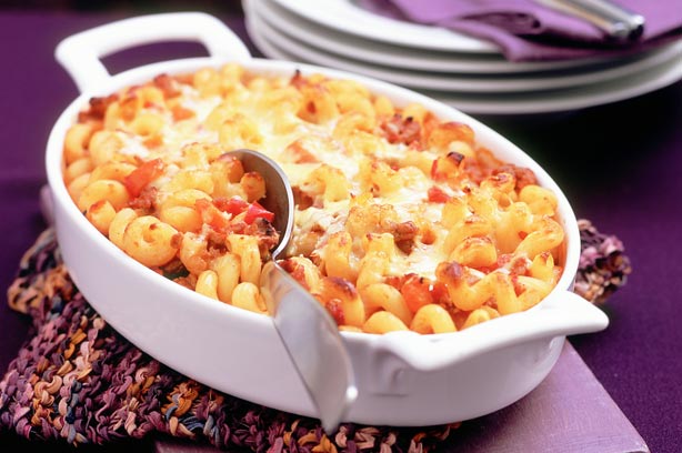 Cheesy and Tomato pasta bake