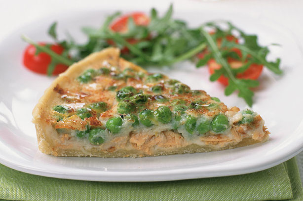 Tuna and Pea Quiche Tuna and Pea Quiche
