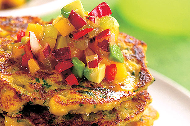 Sweetcorn fritters Sweetcorn fritters