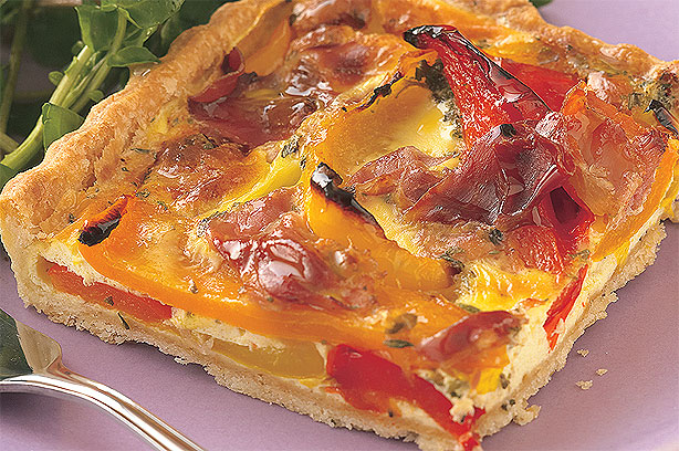Roast Pepper Flan