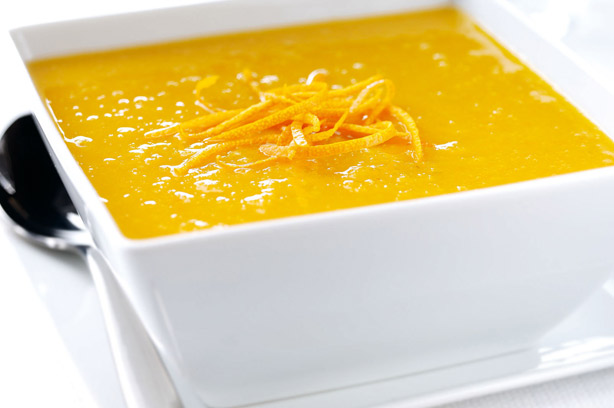 Pumpkin and orange soup