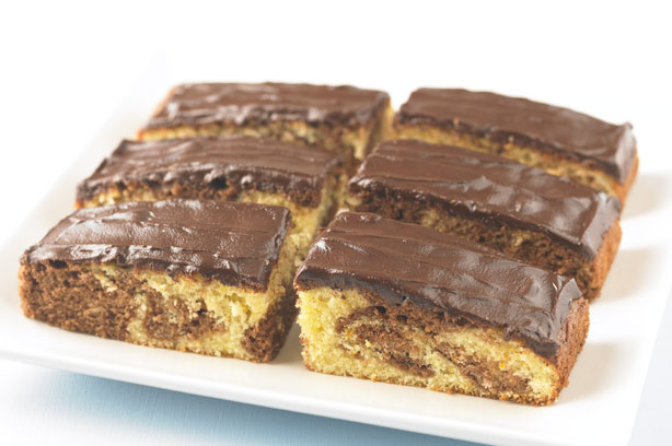 Chocolate orange marble cake