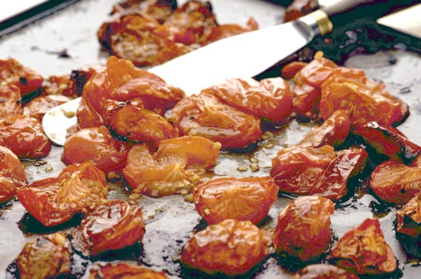 Slow roasted tomatoes
