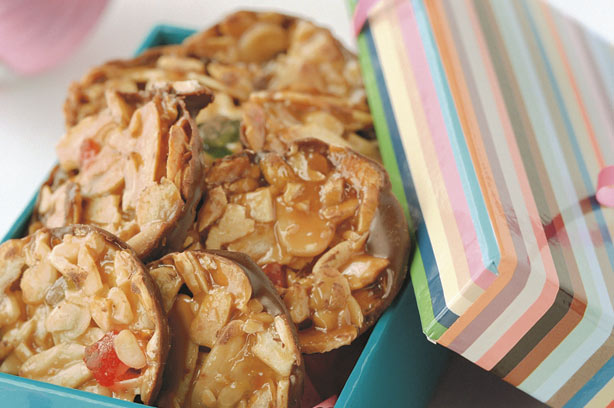 Chocolate florentines