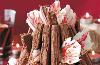 Chocolate bonfire cake