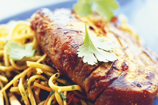 Honey ginger tuna