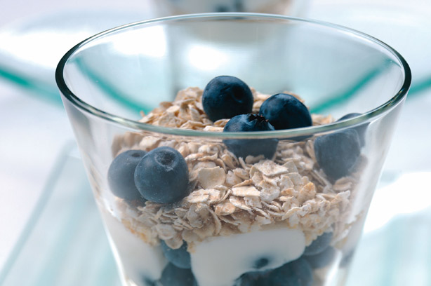Toasted oat and yogurt layer Toasted oat and yogurt layer