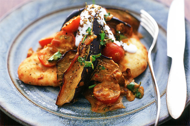 Aubergine and Coconut Curry
