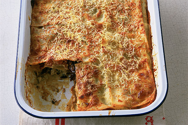 Parma ham and porcini mushroom lasagne recipe Parma ham and porcini mushroom lasagne recipe