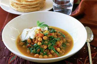 Chickpea and spinach curry Chickpea and spinach curry
