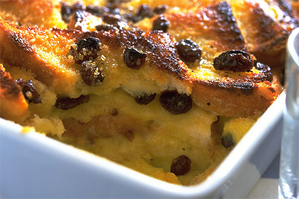 Bread and Butter Pudding with Irish Mist