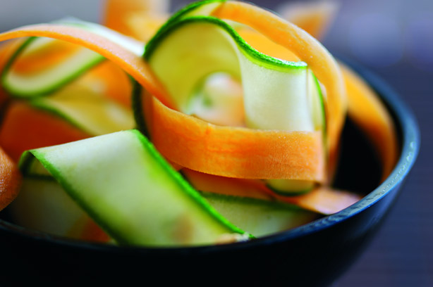 Courgettes and carrots
