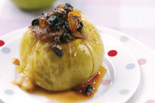 Ginger baked bramleys