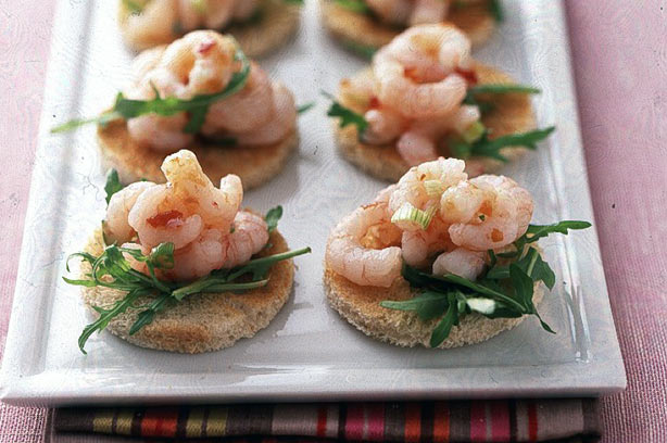 Chilli prawn toasts Chilli prawn toasts