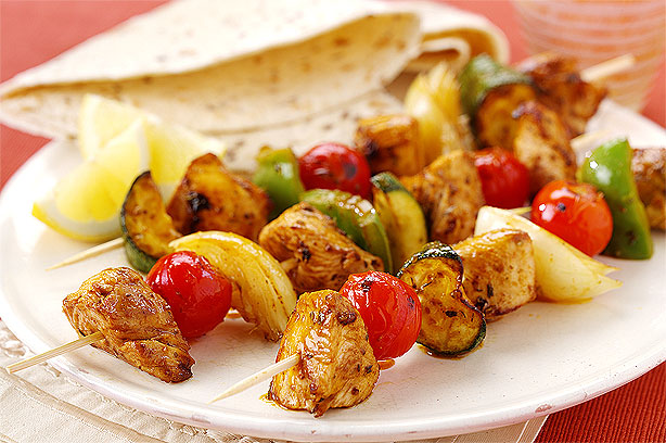 Mediterranean Turkey Kebabs