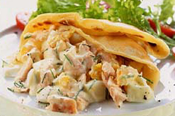 Salmon and Dill Crepes
