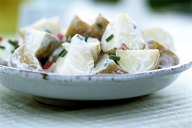 Creamy new potato salad Creamy new potato salad