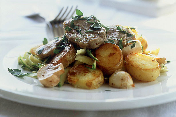 Lincolnshire pork and potatoes