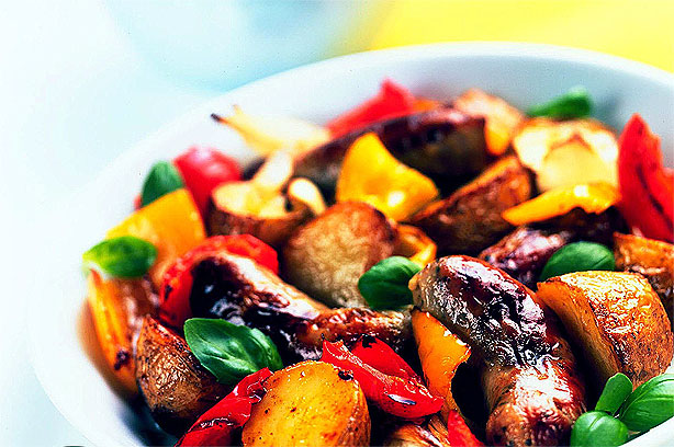 Sausage and potato roast