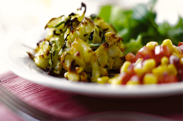 Courgette and turkey potato cakes