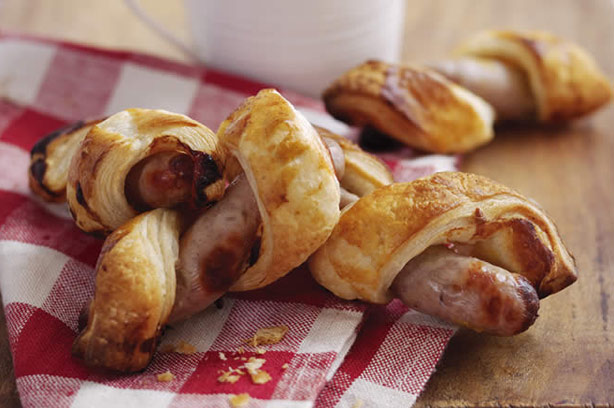 Sausage rolls with a twist Sausage rolls with a twist