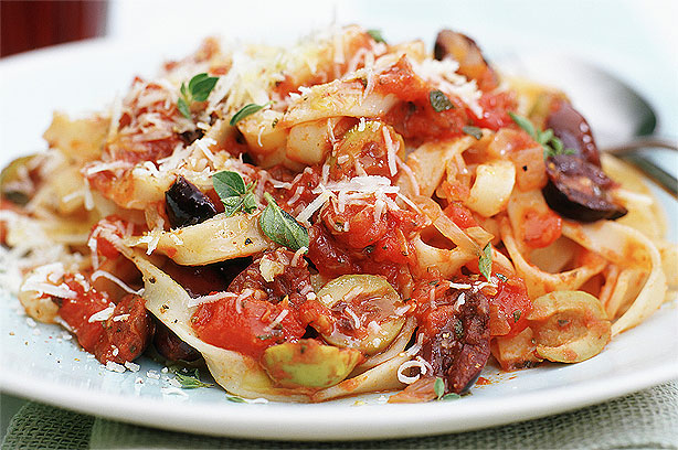 Puttanesca pasta Puttanesca pasta