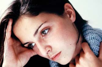 An unhappy woman