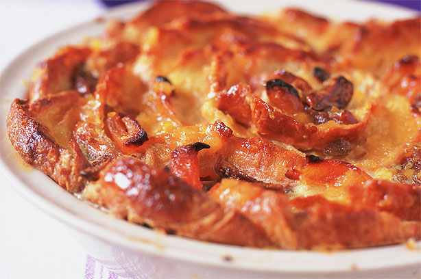 Croissant Bread and Butter Pudding