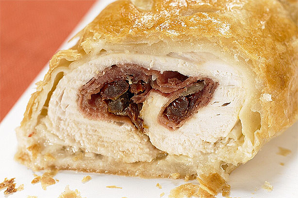 Chicken and Serrano Ham En-Croute