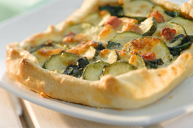 Courgette Rustic Tarts