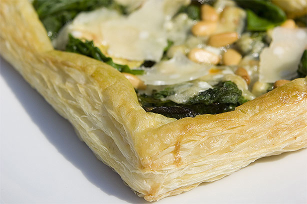Courgette, Basil and Goats' Cheese Tart