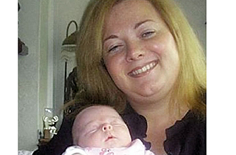 Sasha McDonnell with daughter Libby