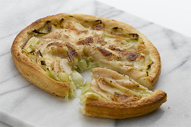 Leek and Pear Tart