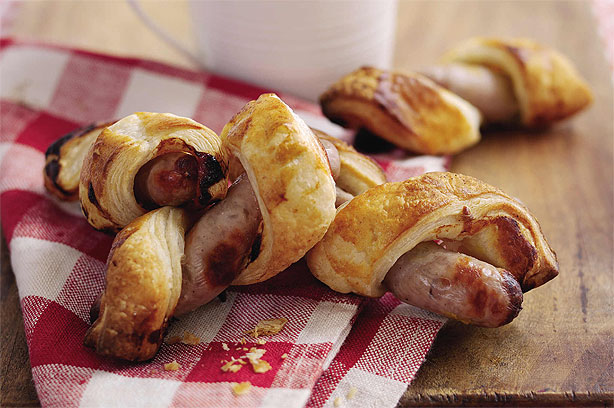 Sausage rolls with a twist Sausage rolls with a twist