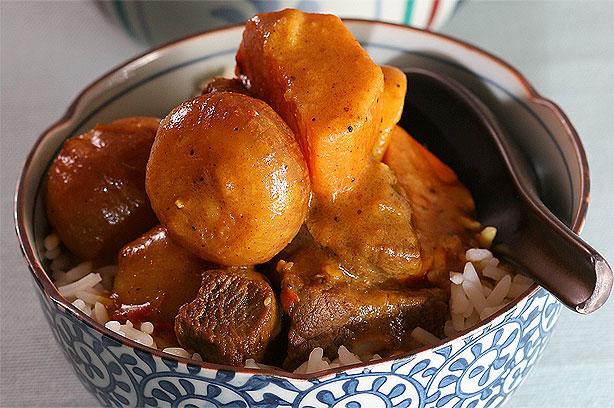 Beef, Shallot and Sweet Potato Redang