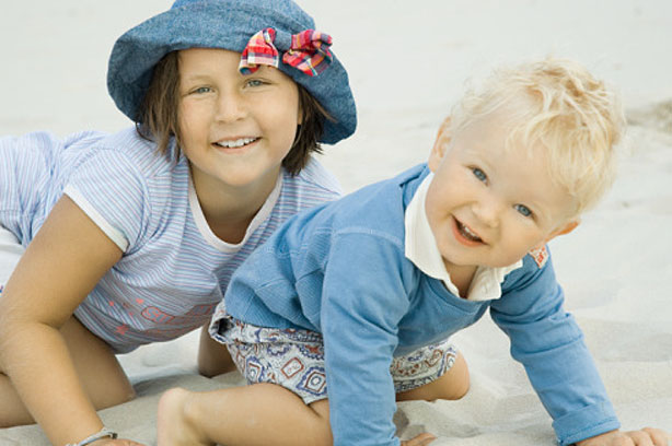 Gender differences brother sister playing boy girl children siblings