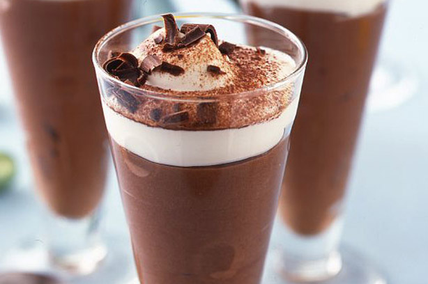Cappucino choc mousses