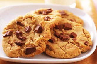 Chocolate chunky cookies