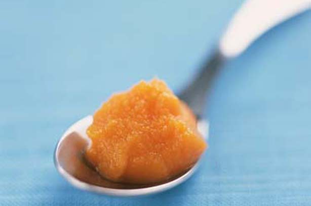 Sweet Potato spoon baby food