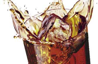 Refresh yourself with a cold drink