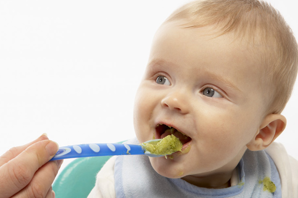 Encourage your baby to eat feeding weaning highchair