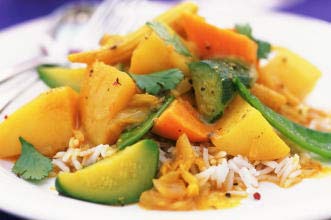 Indian style vegetables